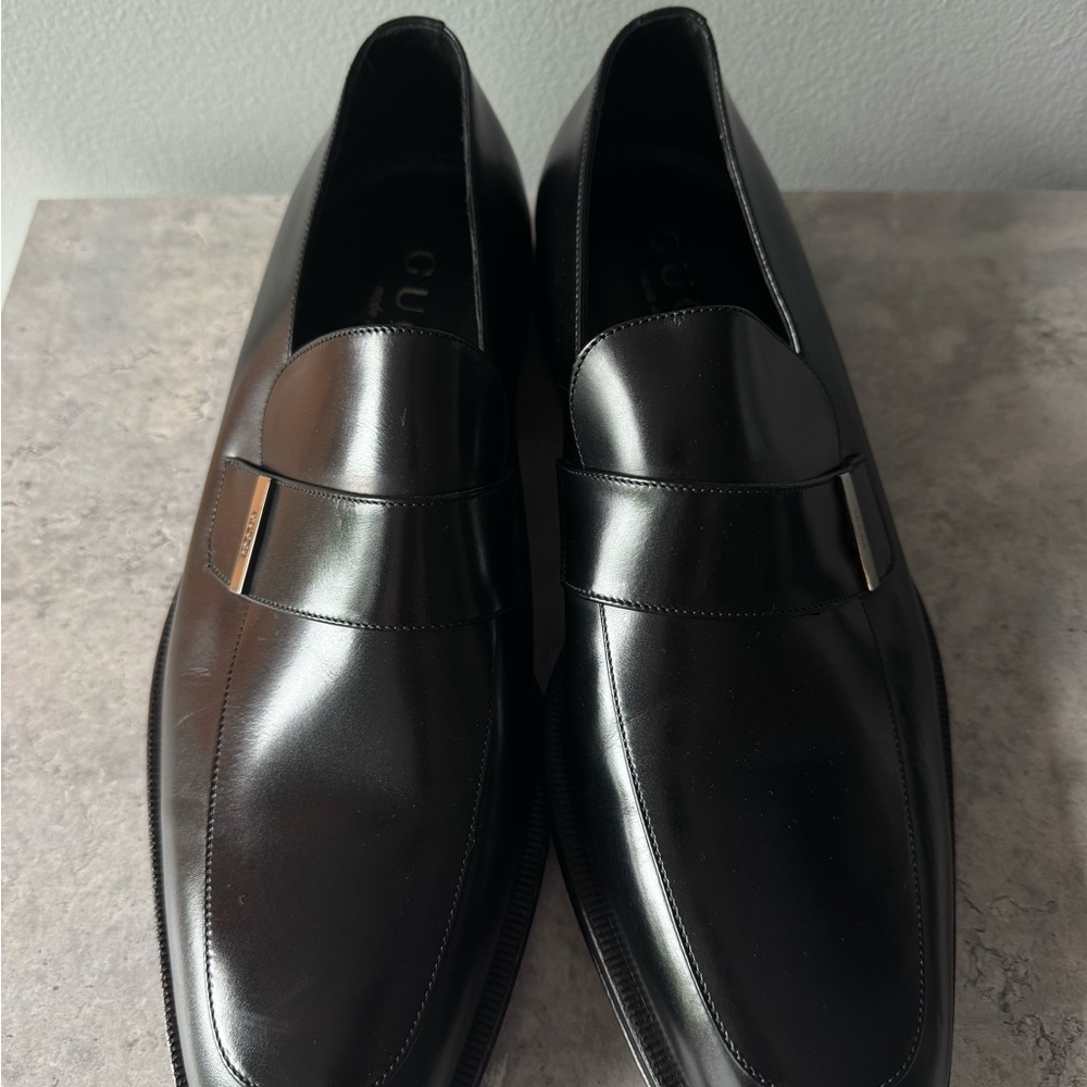 Classic Gucci Black Leather Men’s Loafers